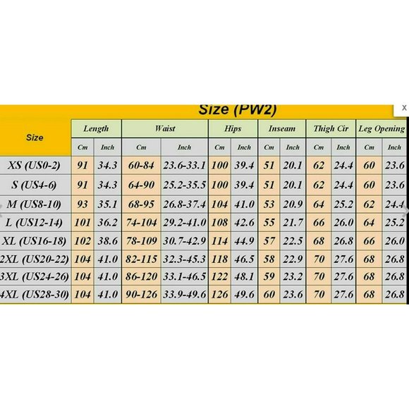 YESNO PW2 Women Cropped Pants Floral Jeans Embroidered Wide Size 3XL, NWT - Picture 11 of 11